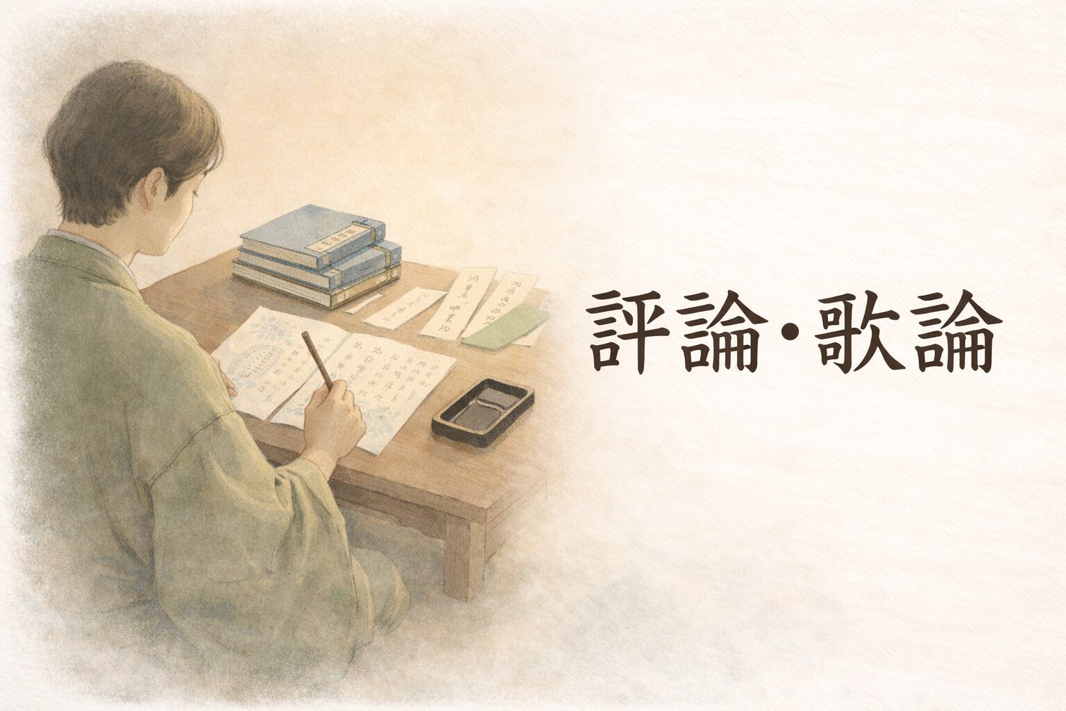 評論・歌論・俳論とは？「作品そのもの」ではなく「どう読むか」を3分でつかむ入口