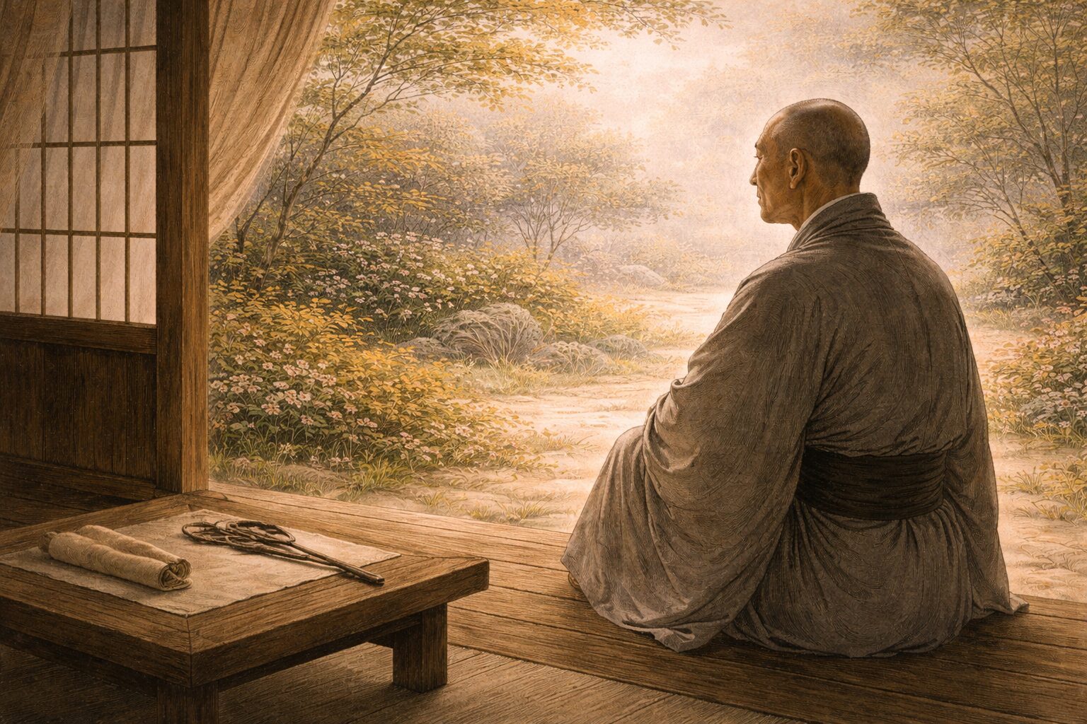 兼好法師の人物像と未完成の美へのまなざしを表す一場面