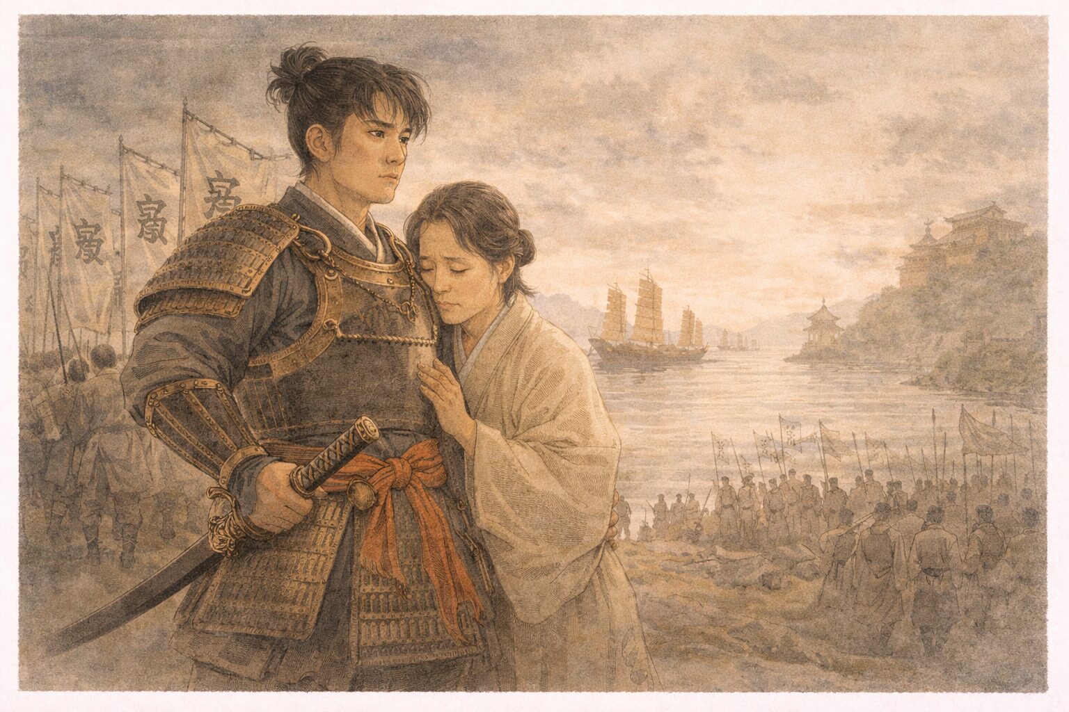 国性爺合戦の勇ましさと家族の情が重なる読みどころの場面