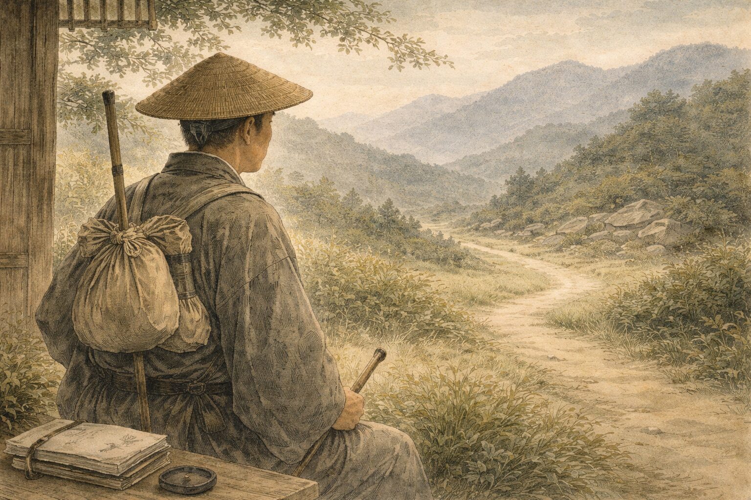 与謝蕪村の生涯と旅の経験が作風につながる場面