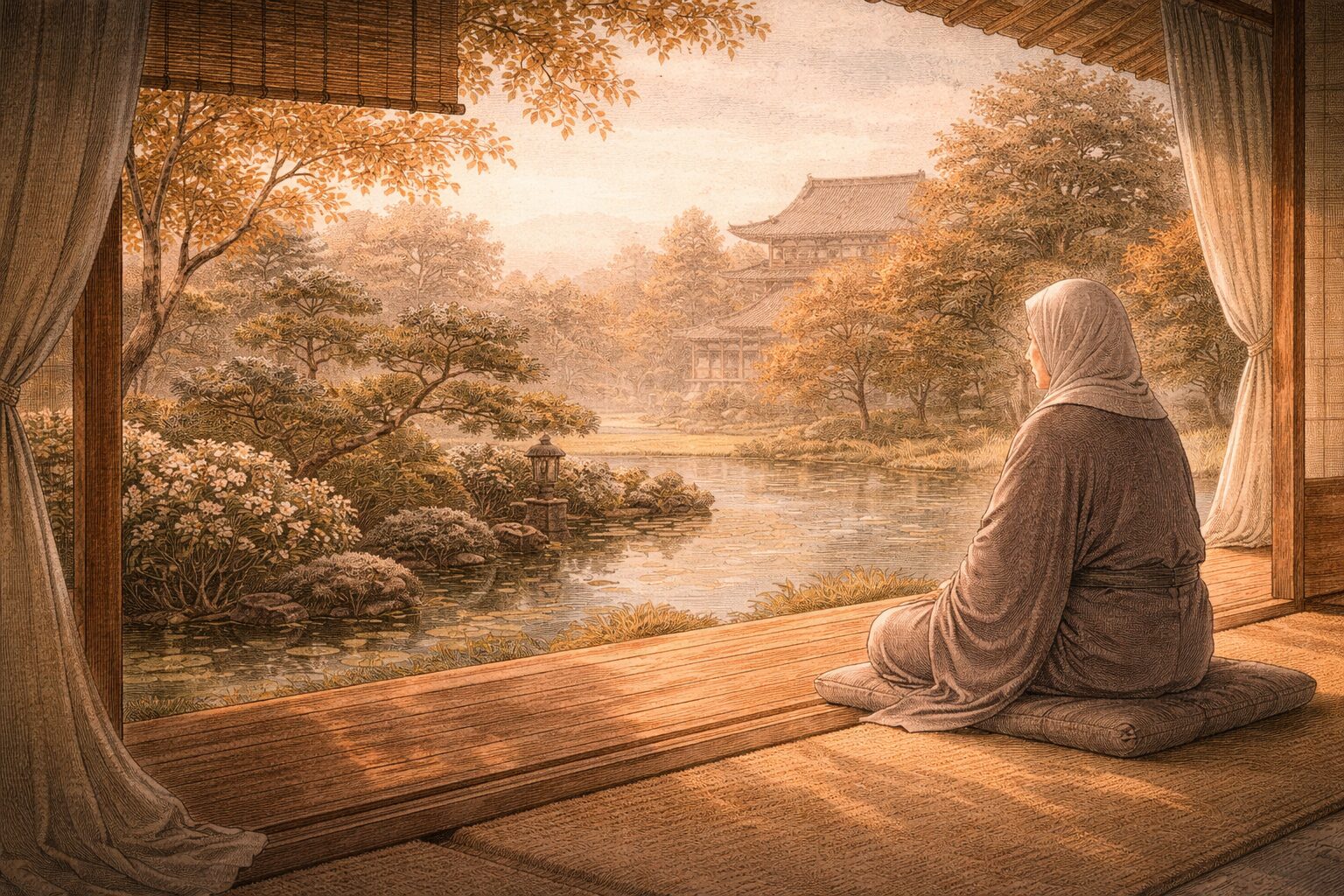 増鏡 宮廷の華やぎの奥に時代の移ろいがにじむ特徴的な場面