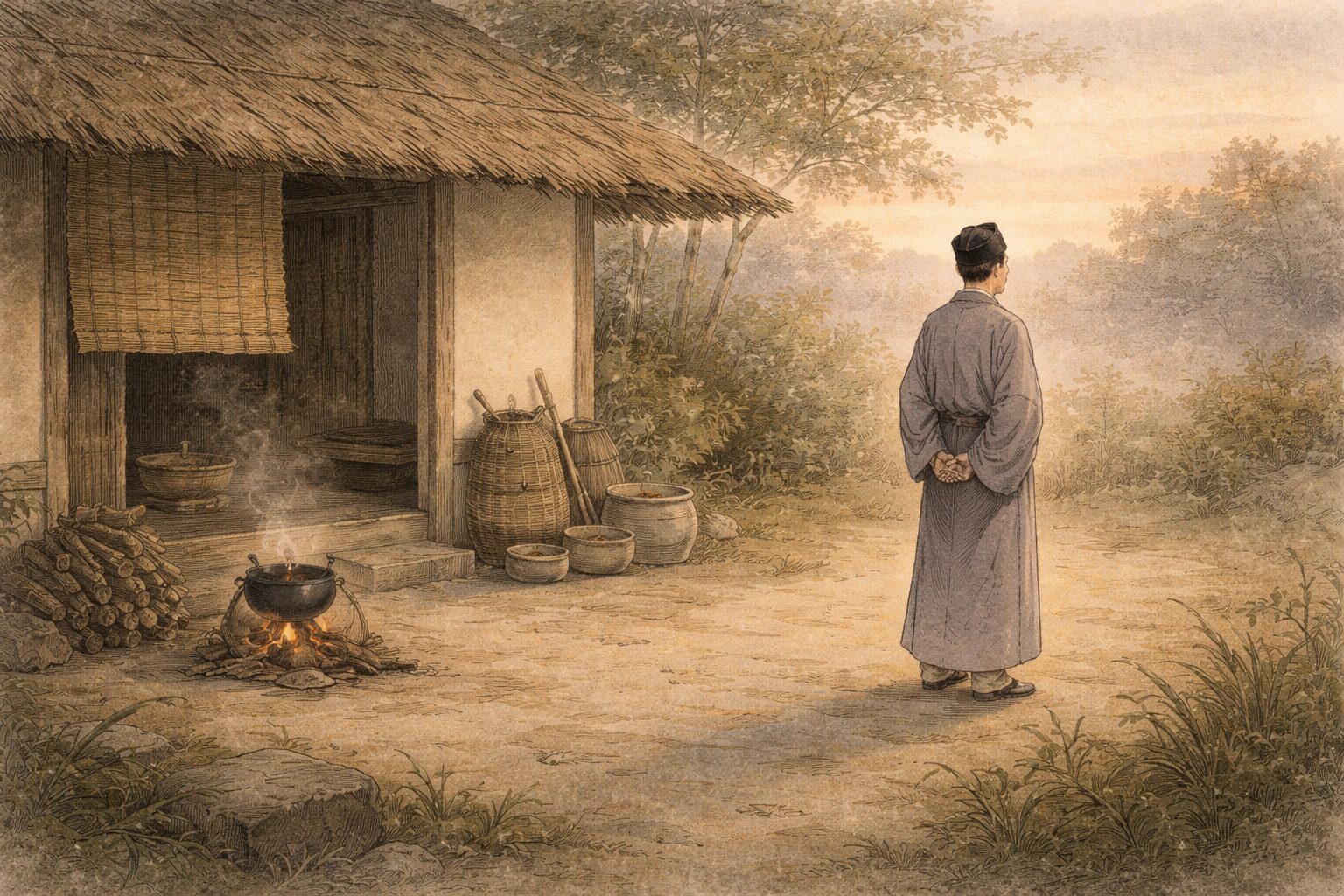 暮らしの苦しさと家族への思いを歌にした山上憶良の核心を象徴する一場面