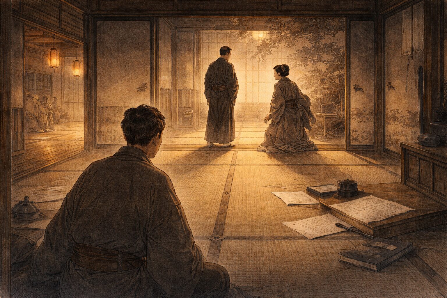 感情そのものより、人物同士の立場がぶつかって舞台が熱を帯びる瞬間を構図として捉える並木宗輔の劇作を象徴した情景