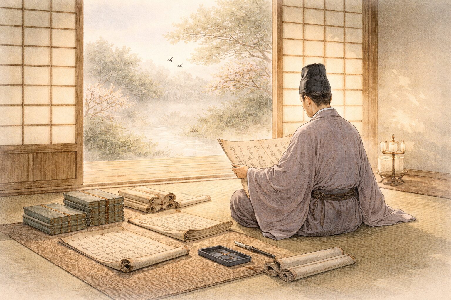 伝統的な勅撰和歌集の構成の中に新しい感覚が入り込む玉葉和歌集の全体像を表した情景