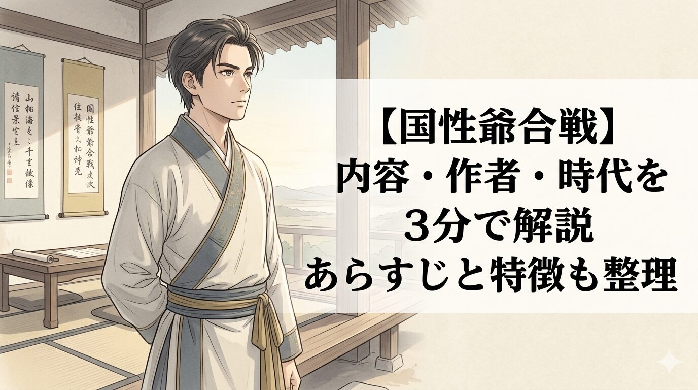 『国性爺合戦』の、明朝再興をめざして駆ける英雄と大義の世界を表した情景