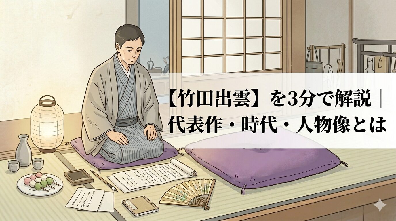 竹田出雲の、舞台を大きく動かす構成力と劇作の力を表した情景