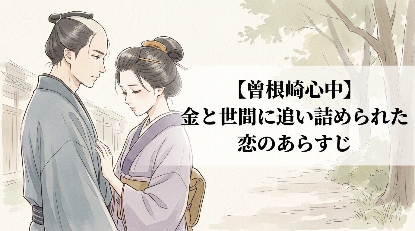 『曽根崎心中』の、恋と死を選ぶ二人の切迫した心情を表した情景