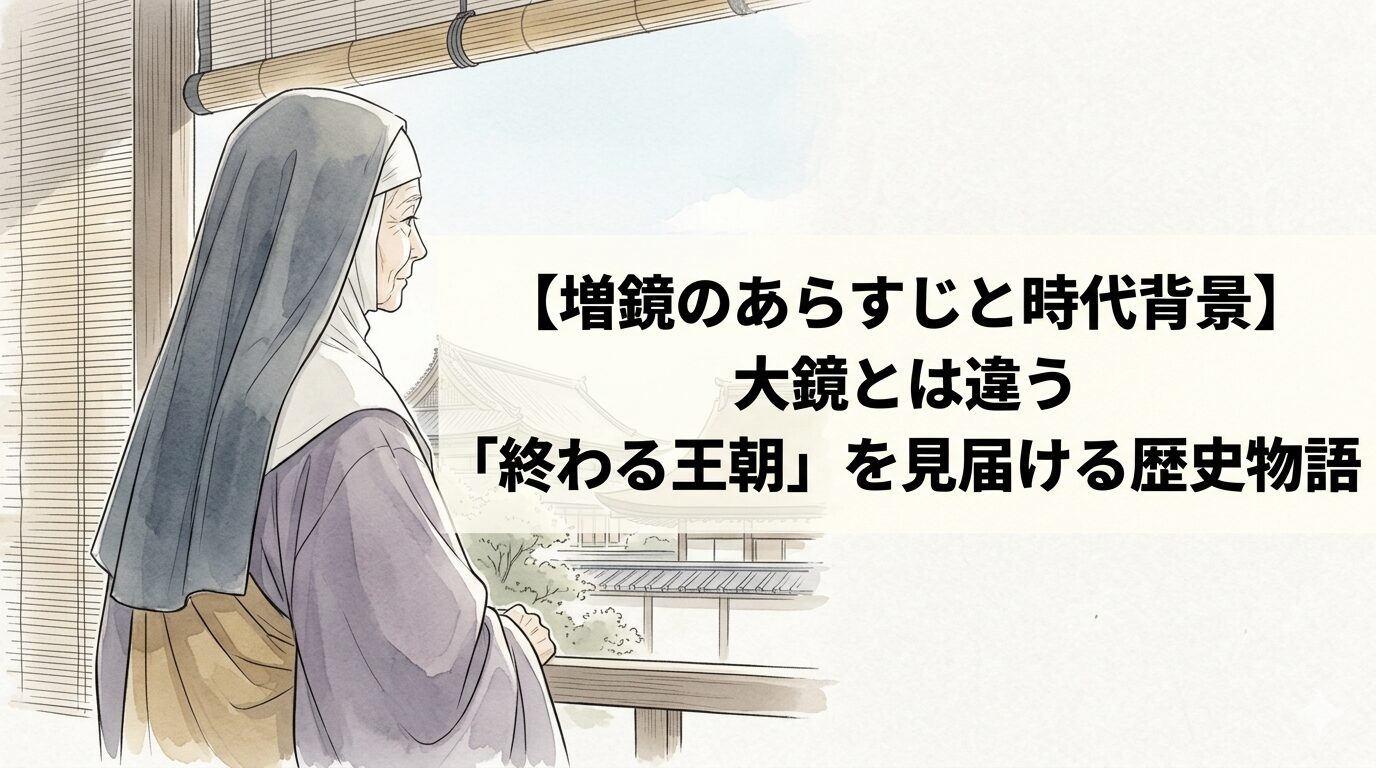 『増鏡』の、終わっていく王朝を朝廷の内側から静かに見送る物語世界を表した情景