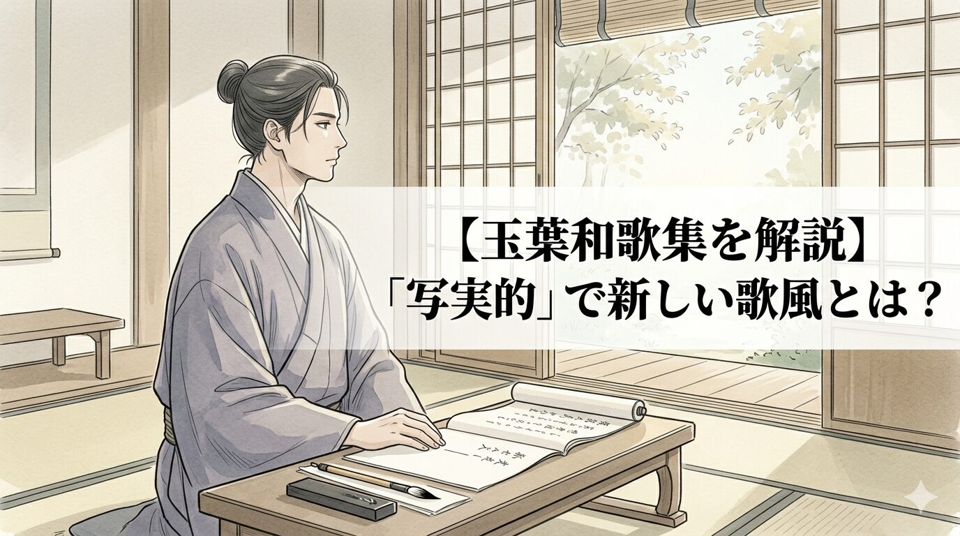 『玉葉和歌集』の、感覚がそのまま動き出す京極派の新しい歌風を表した情景