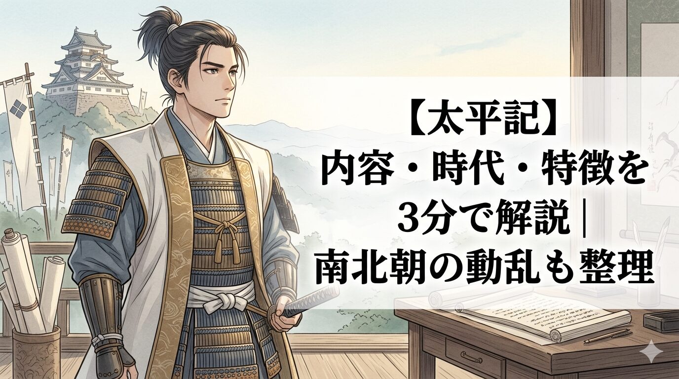 『太平記』の、正義が揺れ動く乱世と新しい秩序の模索を表した情景。