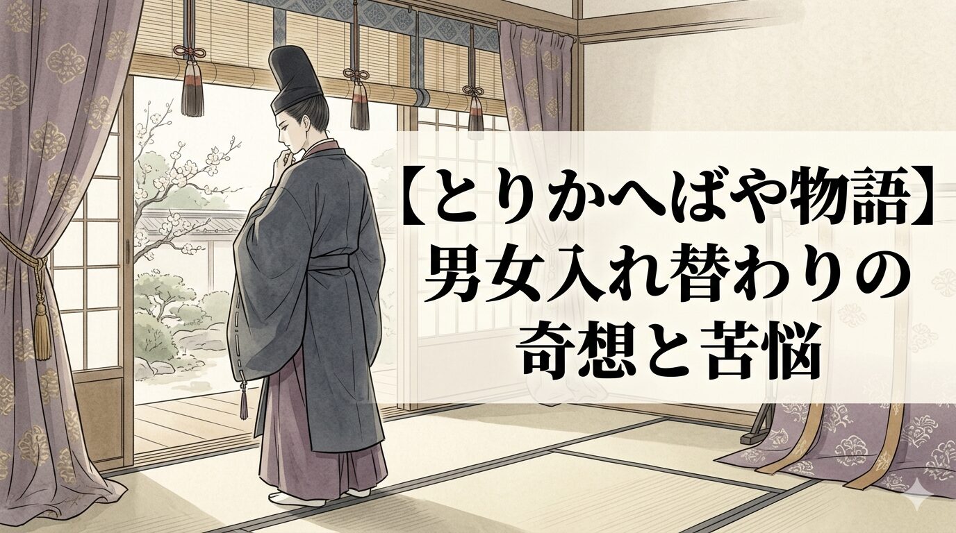 『とりかへばや物語』の、男女入れ替わりの奇想と性別秩序の揺らぎを表した情景