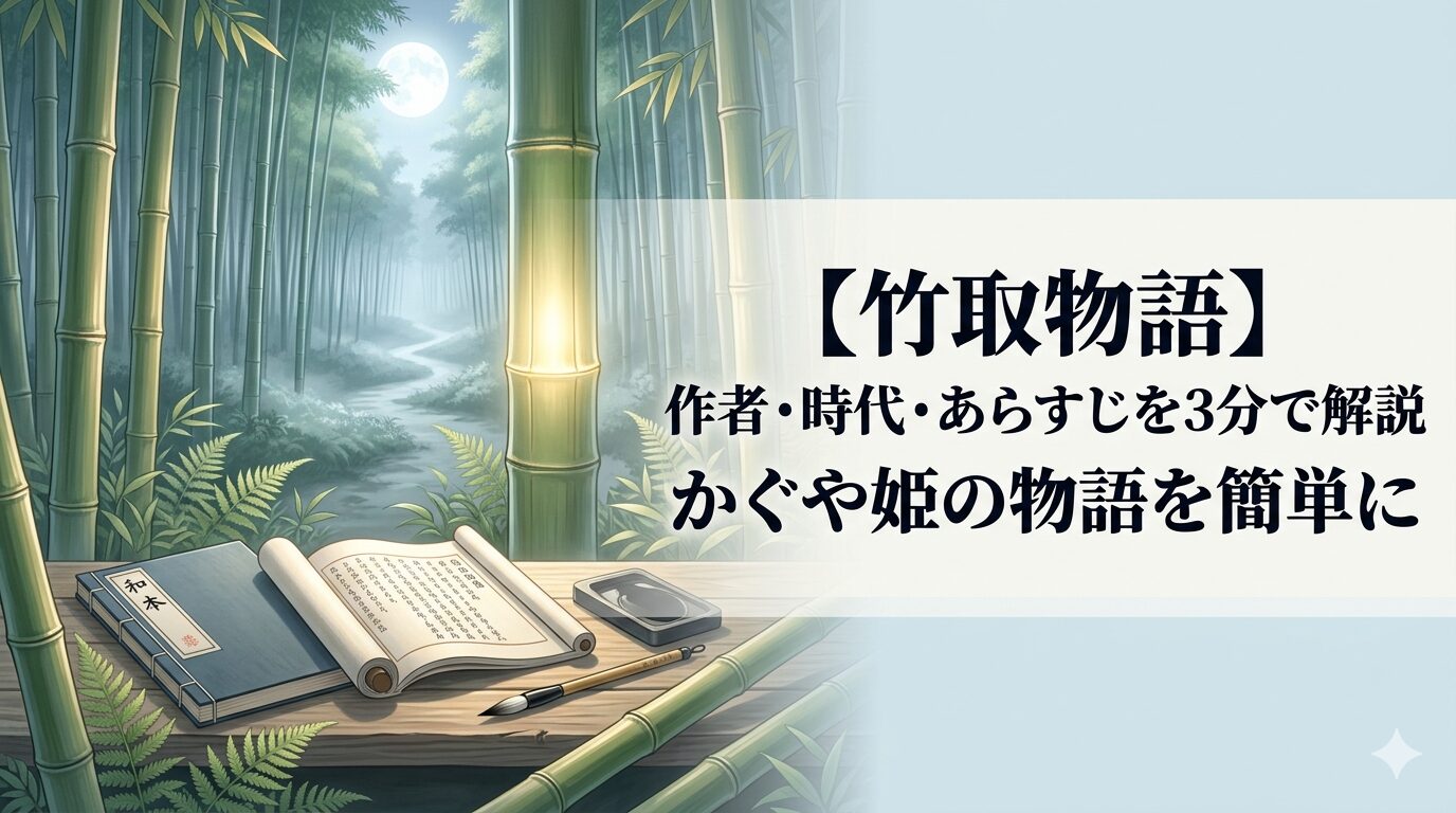 『竹取物語』のかぐや姫と、届かない願いの切なさを表した情景