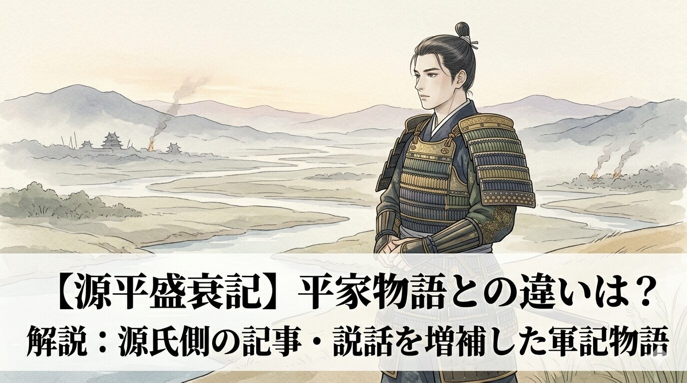 『源平盛衰記』の、戦乱の中で栄華が崩れていく源平の盛衰を表した情景